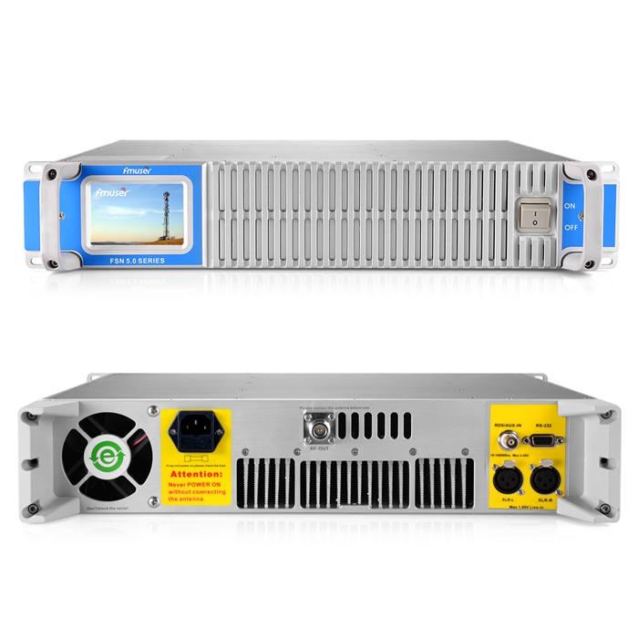 FMUSER FSN-1000T 1000Watt 1KW Tarchuradóir Craolacháin Raidió FM Le Scáileán tadhaill Do Stáisiúin Raidió FM