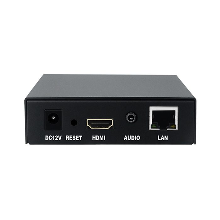 FMUSER FBE220 H.265 / H.264 IPTV Full HD 1080p codificador de hardware de entrada de audio, para transmisión en vivo, soporte de transmisión RTMP, RTSP, HTTP, HLS, UDP, RTP y multidifusión
