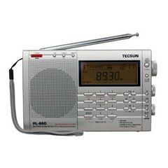 TECSUN PL-660 PL660 PORTABLE PLL AIR / FM / MW / LW / SW SSB sintezēts PL660 FM RADIO