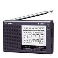 Новый Tecsun R-909TV AM / FM / TV звук радио Высокая радиоприемник Качество