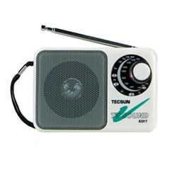 TECSUN R-201T peto mini-size typeFM TV Receptor de radio Radio Stereo
