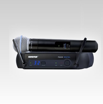 FMUSER SHURE PGXD24 / BETA58A Handheld sistema de microfone sem fio Transmissor