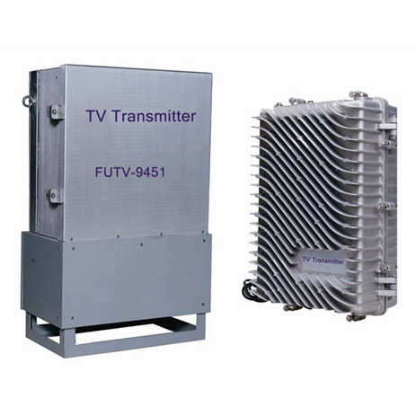 FMUSER FUTV-9451室外（5W）UHF MUDS宽带DVB-T DTMB数字高清SD mpeg2电视发射机电视Numerique Terrestre TNT间隙填充放大器